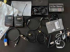 Umfangreiches Sennheiser G3 IEM Bodypack Set Sender Empfänger G-Band 558-626 MHz