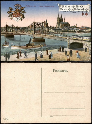 Köln neue hängebrücke stadt - neue,
