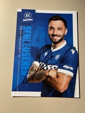 Karlsruher SC KSC Autogrammkarte Fabian Schleusener Handsigniert