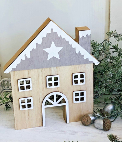 Haus gingerbread holz - gingerbread,