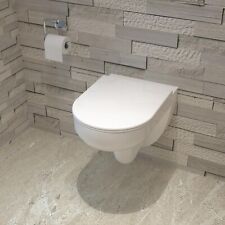 AICA Badezimmer Wand WC Spülrandlos Design Soft Close Sitz  Hänge WC Toilette