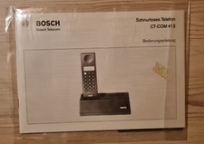 BOSCH Schnurloses Telefon CT-COM 413 - nur Bedienungsanleitung, originalverpackt