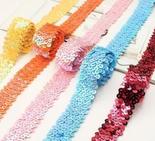 2m x 30mm Pailettenborte