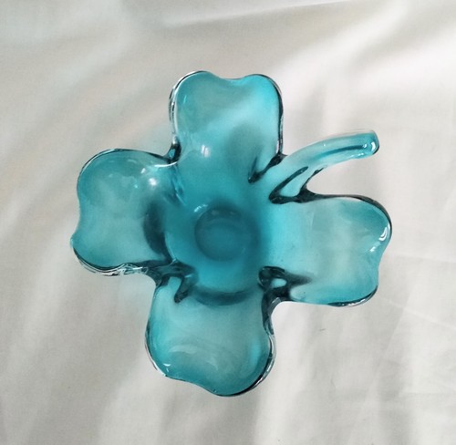 Vintage murano türkis blau - murano,