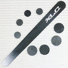 KRATZSCHUTZFOLIE Aufkleber XLC CP-C01 Carbon 9 Pads rund mit Kettenstrebenschutz