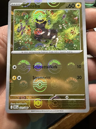 Pokémon tcg elezeba pokeball - tcg,
