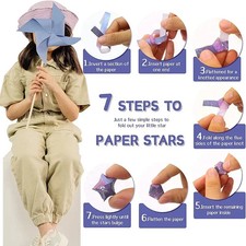 Origami Papierstreifen Stern