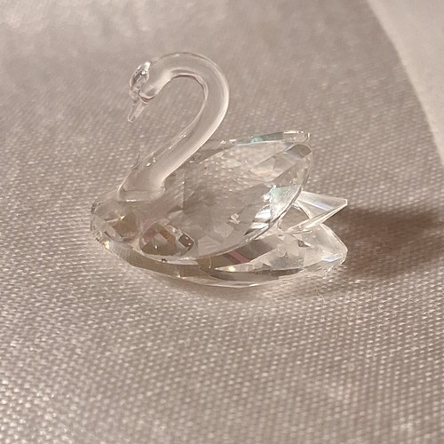 Figur schwan mini swarovski - schwan,