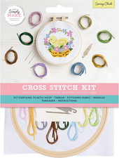 Kreuzstich Set Frühling Küken Stickset Anfänger Kinder