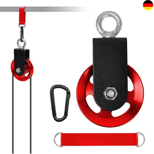 Seilrolle mit umlenkrolle 90mm - seilrolle,