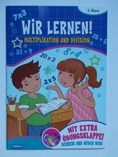 Wir lernen Multiplikation u. Division A4 Mathe 2. Klasse Schreib und wisch weg