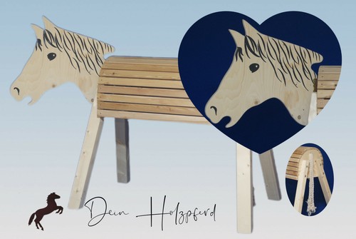 Holzpferd spielpferd - holzpferd,