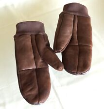 Handschuh Fausthandschuh Leder gefüttert 21 cm lang Größe 7,5