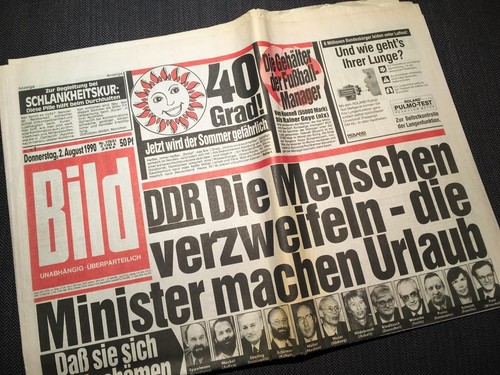 Bildzeitung bild 1990 - 02.08.1990, *