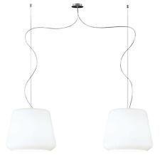 Casablanca  LEVIO Doppelpendelleuchte Hängelampe 2-flammig D26cm weiß-matt