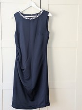 Kleid, Cocktailkleid, Abendkleid, Satin, Größe 36, Adagio, blau
