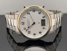 DAMEN  FUNK  UHR  AUS EDELSTAHL BICOLOR MIT DATUM # SCHMUCKJAGD