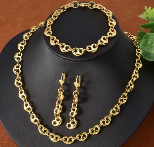 3er schmuck set kette armband - 3er-schmuck,