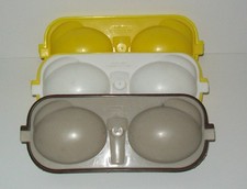 (1275) 3 Stk. DDR Picknick Eierbox - Eierdosen für Unterwegs