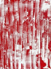 HERBERT ZANGS | Rote Reihung 57 -- Original Gemälde / Unikat