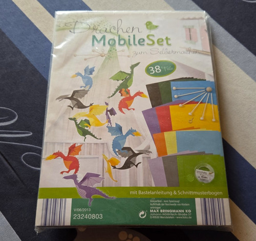 Bastelset drachen mobile set - mobile,