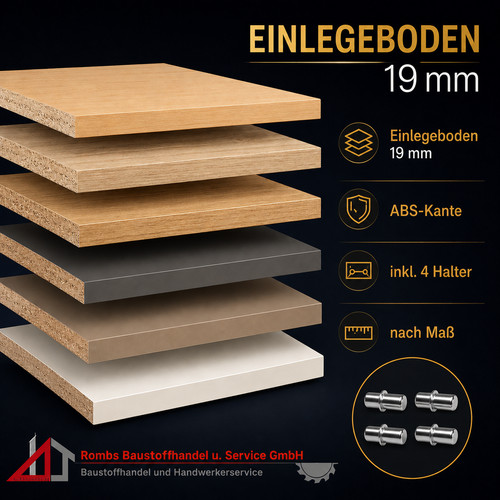 Einlegeboden 19mm dekor - einlegeboden,