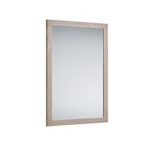 Wandspiegel Holzspiegel Flurspiegel Deko Spiegel Eiche hell Rahmenspiegel H 68cm