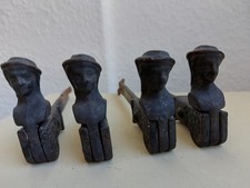 4 alte Fensterladenhalter