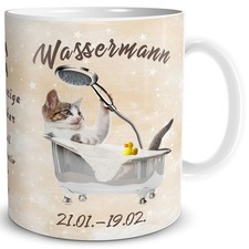 Tasse Katze Sternzeichen