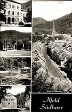 11 alte Ak Ilfeld am Harz Thüringen, diverse Ansichten - 34280