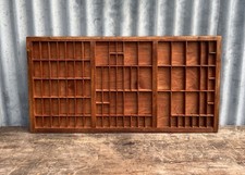 Vintage Holz Drucker Tablett