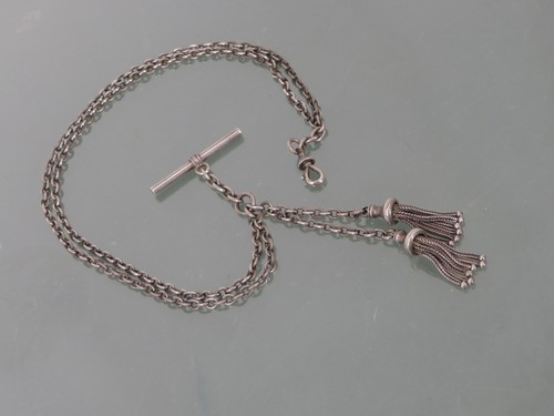 Uhrenkette silber chatelaine - ,
