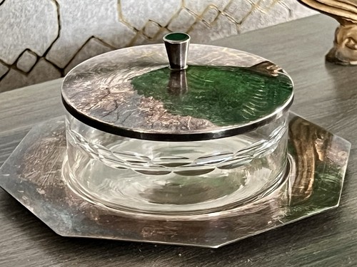 Antik wmf art déco butterdose - wmf,