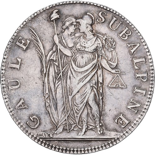 Subalpine republic francs - subalpine, 5