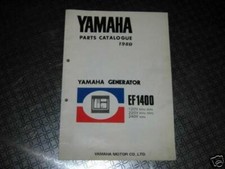 Ersatzteilkatalog Yamaha EF1400  Stromaggregat A5910