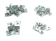 Schnappmuttern M4 M5 M6 M8 Edelstahl Klemmmuttern A2 Blechmuttern 4-8mm Clips