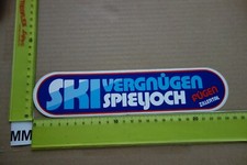 Alter Aufkleber Reise Stadt Land Österreich Tirol Zillertal Spieljoch FÜGEN