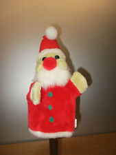 Handpuppe Weihnachtsmann Plüsch