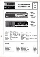 Service Manual-Anleitung ITT-Schaub-Lorenz Viola automatic 101, de Luxe,5242