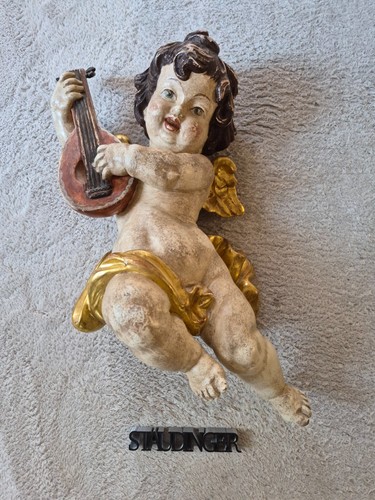 Alter engel putti holz - engel,
