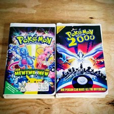 Pokemon VHS Lot 2 Tapes: The