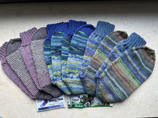 3 Paar handgestrickte Socken