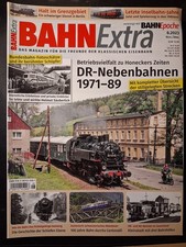 Bahn Extra Heft Nr. 6/2023 DR-Nebenbahnen 1971-89 guter Zustand