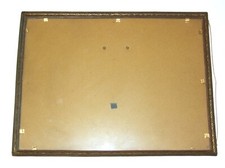 Antiker Bilder Rahmen Metall feuervergoldet (?) altes Glas 32 x 42 cm Falz 30x40