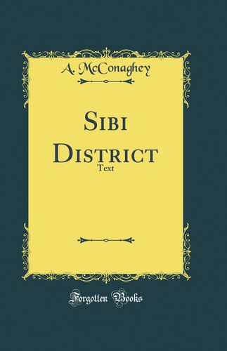 Sibi district text - sibi, district: