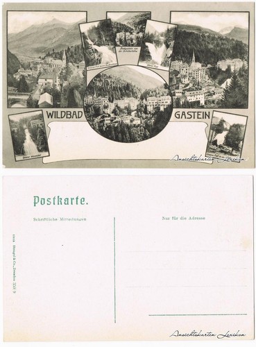 Ansichtskarte bad gastein - bad,