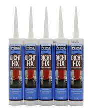 5 x Dicht-Fix Dichtstoff Dichtmasse Dichtmittel Dach & Wand transparent - 1,55 L