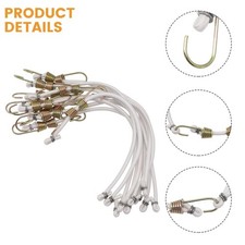 Elastische Bungee-Schnüre Seil Jagd Latex Yard Arbeit 30cm Down Strap Set