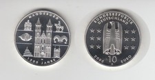 Silbermünze 10 Euro stempelglanz 2005 Magdeburg 