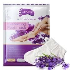 Fußmaske Fusspeeling Fußpflege Anti Hornhaut Socken Hornhautentferner Lavendel